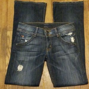 Distressed Hudson Signature Jeans